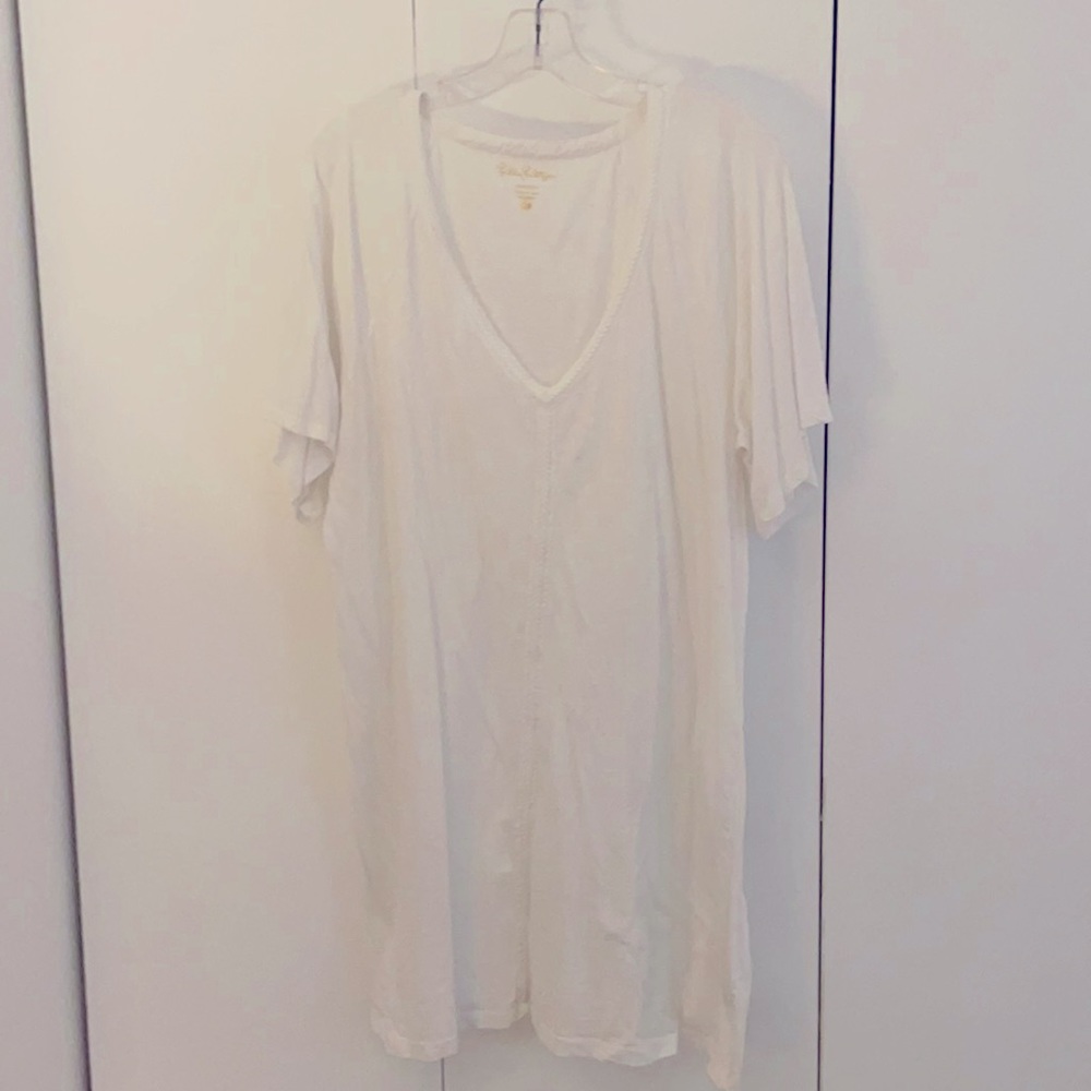 Lilly Pulitzer tshirt cover up
